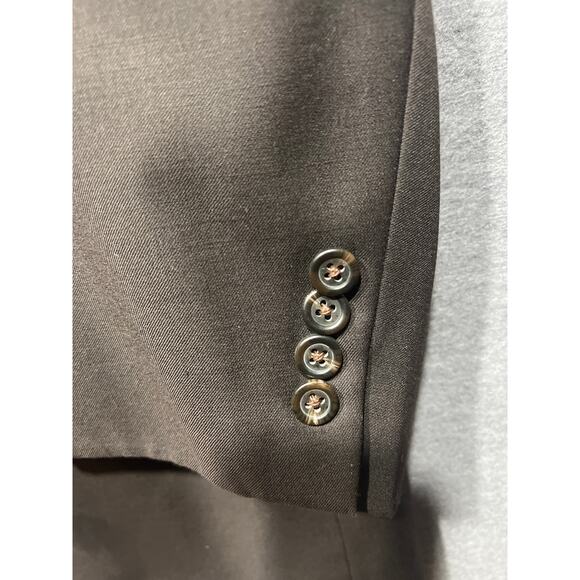 Vintage RALPH Ralph Lauren Mens 100% Wool Blue Label Blazer Brown Size 52-XL - Picture 4 of 12